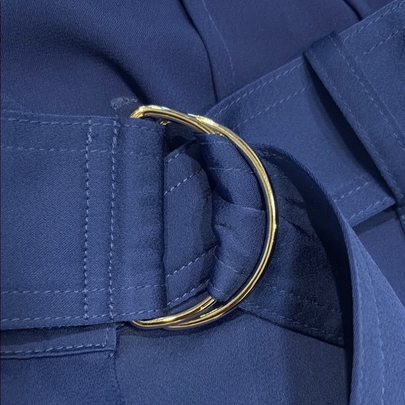 Calvin Klein Womens Satin Belted Casual Cargo Pants - Picture 7 of 12